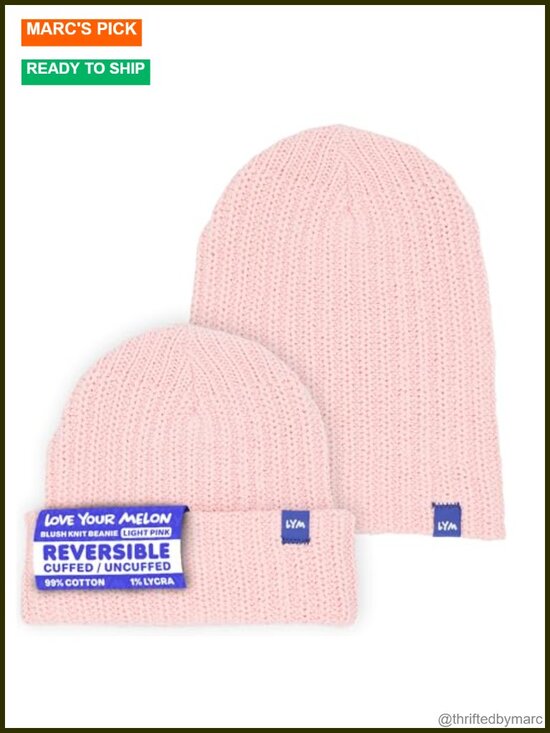 Soft Cotton Knit Beanie - Breathable Lightweight Unisex Hat